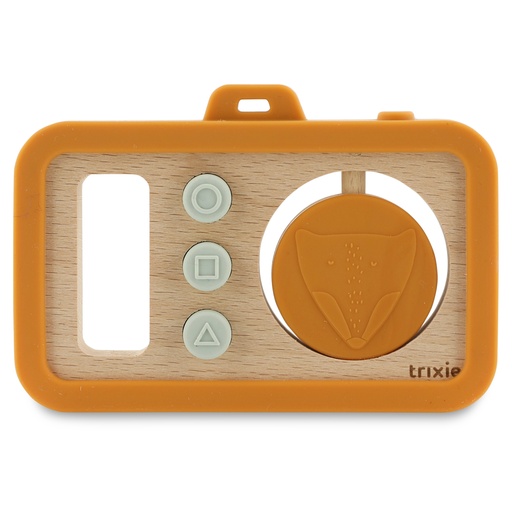 [523093] Trixie | Houten baby camera met siliconen - Mr. Fox