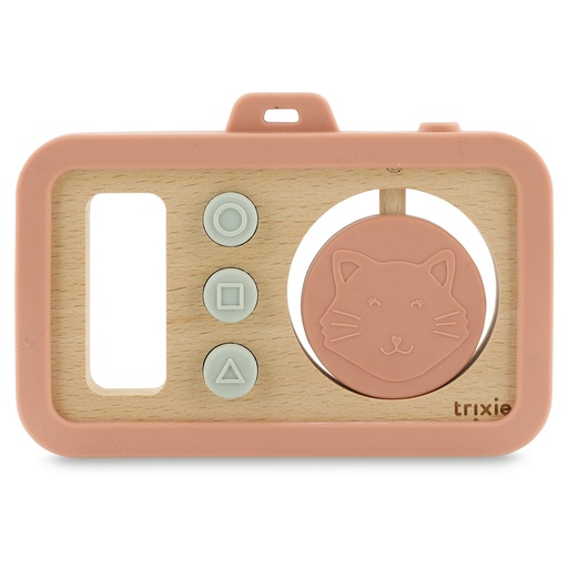 [523094] Trixie | Houten baby camera met siliconen - Mrs. Cat