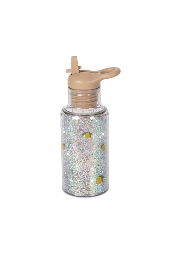 [524529] Konges Slojd | Drinkbeker Glitter Bottle Lemon