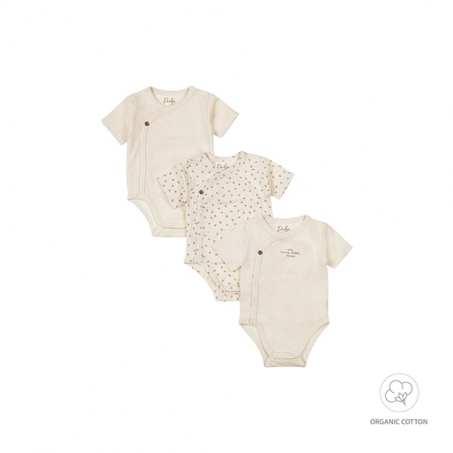 [526646] Baby 2 layers body 3-pack ss organic cotton