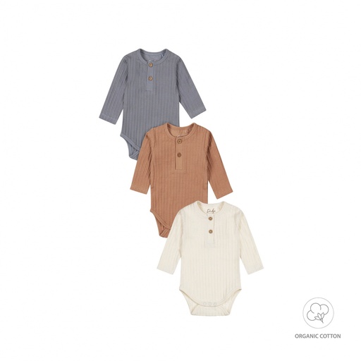 [526257] Baby body 3-pack ls organic cotton