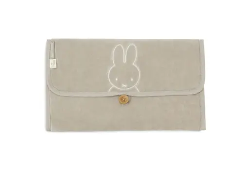 [483938] Jollein | Luiermatje Miffy Olive Green Nijntje Herbruikbaar Open 70x71cm Groen