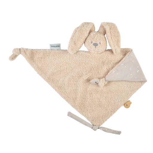 [484752] Nattou | Knuffeldoek Lapidou Maxi Glow In The Dark Teddy Sand