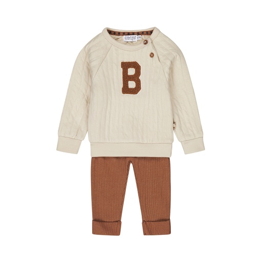 Dirkje | Outfit Boys 2-delig Sand