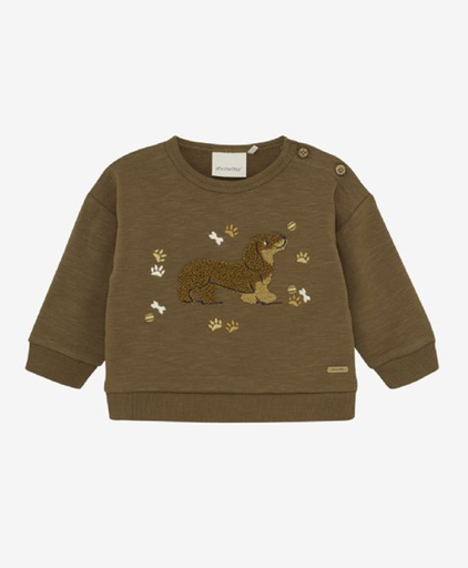 Minymo | Pull Sepia Print Hond 