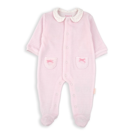 Babybol | Pyjama 1-delig Velours Sweet Pink Lady