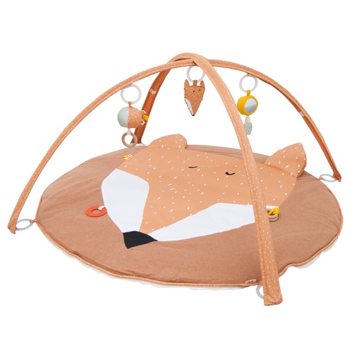 [354034] Trixie | Speeltapijt met Bogen Mr Fox Oranje 100x100cm