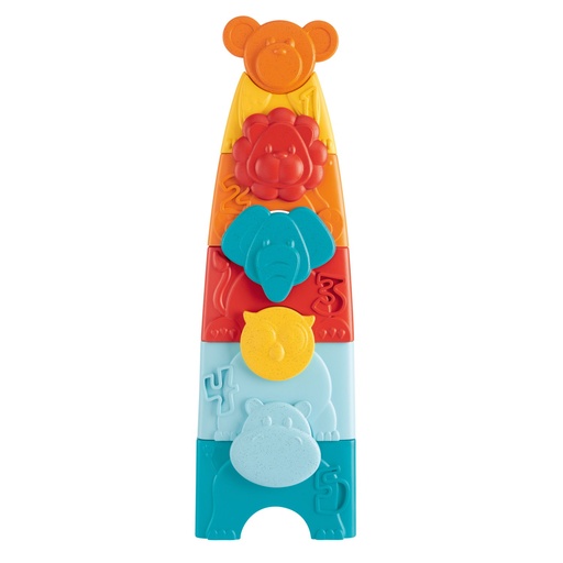 [529990] Chicco | Stapelpyramide Dieren Stapelen 2in1 ECO+