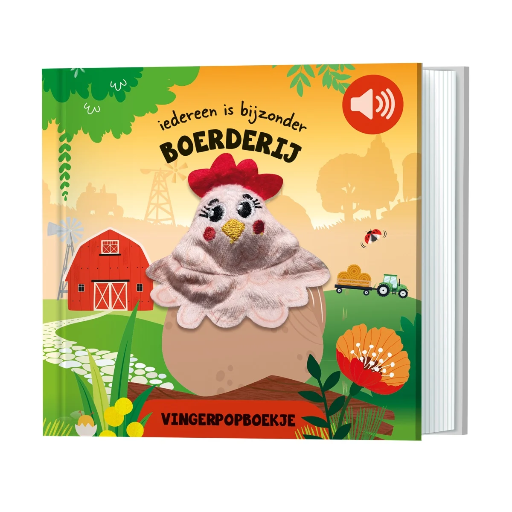 [531233] De Lantaarn | Boek Vingerpopboekjes Boerderij