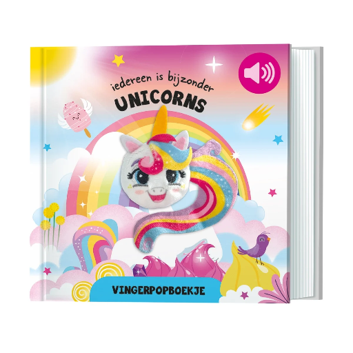 [531396] De Lantaarn | Boek Vingerpopboekjes Unicorns