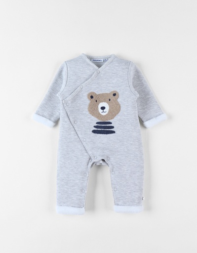 Noukies | Pyjama Little Bear Grijs Beer