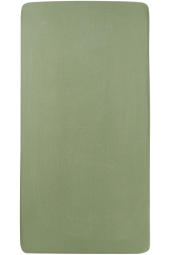 [533457] Meyco | Hoeslaken Ledikant Olive Green 60x120cm