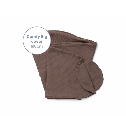 [477685] Doomoo | Positioneringskussenhoes Comfy  Big Cover Chocolat