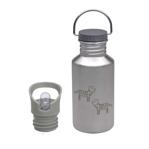 [411631] DRINKFLES, Bottle, Stainless steel, Safari Tiger, 500ml