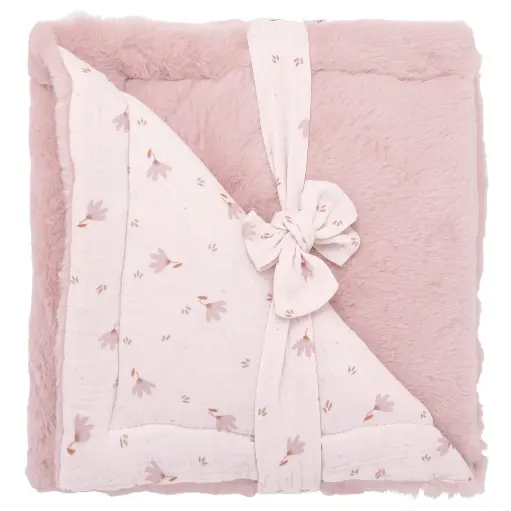 [535227] BB&Co | Deken Lovely Blossom Roze 70x100cm