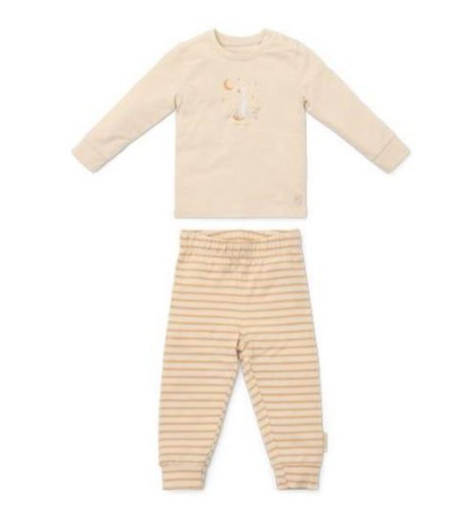 [494847] NACHTKLEDIJ, Two-piece Pyjama, Natural Stripes, M74/80