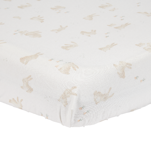 [469756] Little Dutch | Hoeslaken Newborn Naturals Baby Bunny 70x140 cm