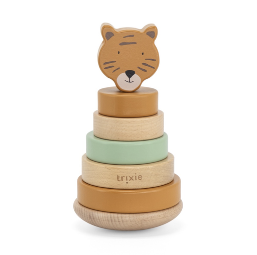 [485666] Trixie | Houten Stapeltoren Mr. Tiger 10x10x18 cm