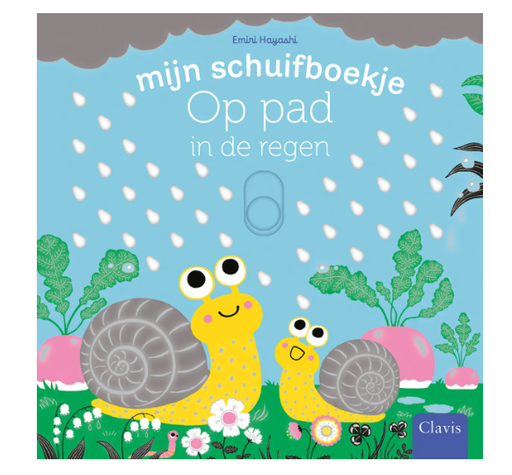 [536328] Clavis | Boek Op Pad In De Regen Schuifboekje