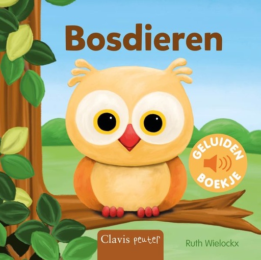 [536330] Clavis | Boek Bosdieren Geluidenboek