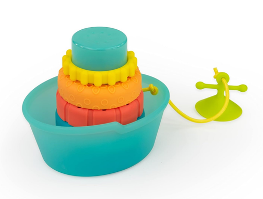 [S536347] Sassy | Badspeelgoed Stacking Ship Tub Toy