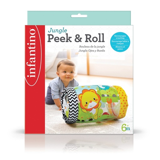 [538488] Infantino | Kruiprol Jungle Peek & Roll 