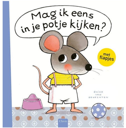 [438986] Clavis | Leesboek Pakket Mag Ik Eens In Je Potje Kijken Boek + Knuffel