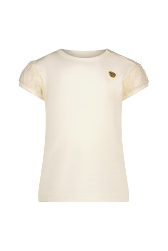 Le Chic | T-Shirt Noshly Sharon's Sleeve Pearled Ivory