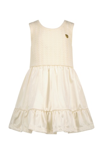 Le Chic | Jurk Sobeau Spring Knit Chic Dress Dreamy Creamy