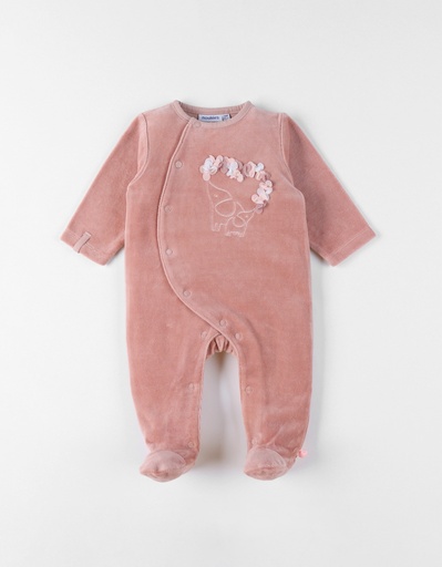 Noukies | Pyjama Sweet Elephant Velours Rose