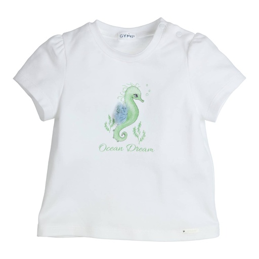 [539623] Gymp | T-shirt Aerobic Ocean dream White/Green