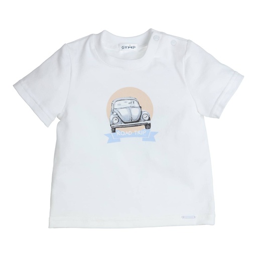 [539624] Gymp | T-shirt Aerobic Roadtrip White