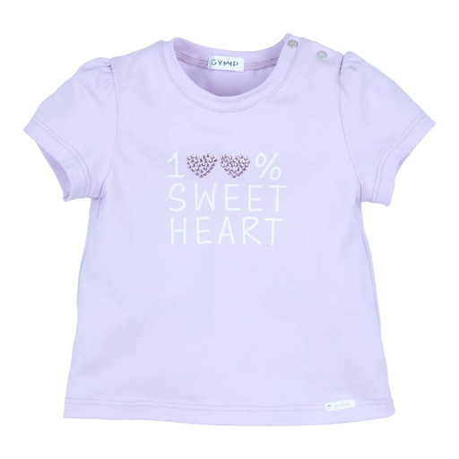 [539630] Gymp | T-shirt Aerobic 100% sweetheart Lila