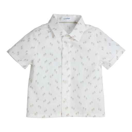 [539646] Gymp | Hemd Boys Cas White/Beige