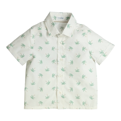 [539647] Gymp | Hemd Boys Borneo Off White/Green