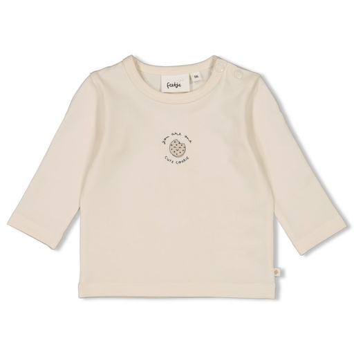 Feetje | T-Shirt Cute Cookie Longsleeve Ecru