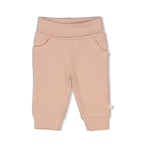 Feetje | Broek Sweet Poppy Rib Roze