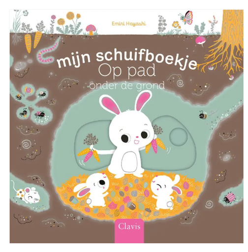 [411222] Clavis | Boek Op Pad Onder De Grond Schuifboekje