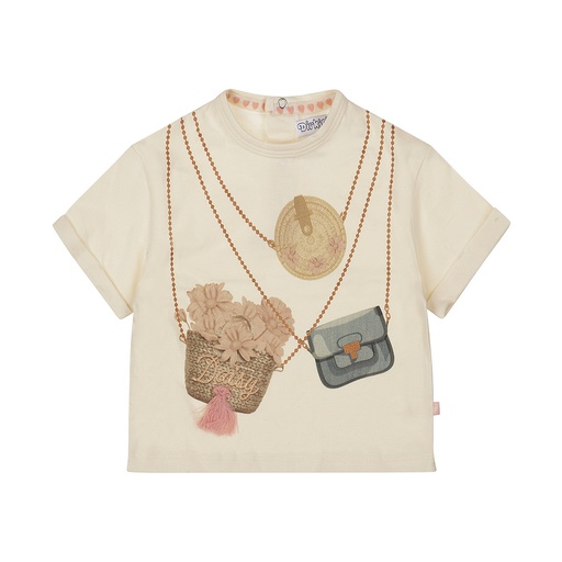 Dirkje | T-shirt Girls Sweet Off white