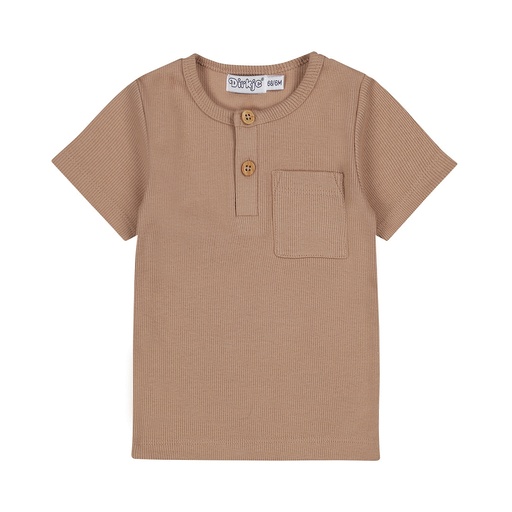 Dirkje | T-shirt Boys Ocean Life Brown