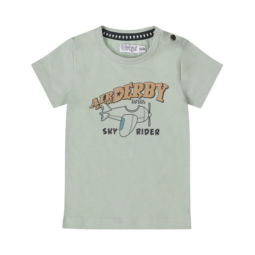 Dirkje | T-shirt Boys Sky Rider Faded green