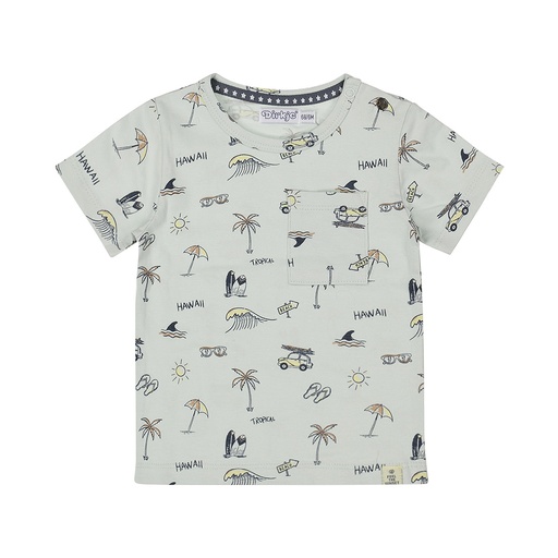 Dirkje | T-shirt Boys Sunset Bright blue