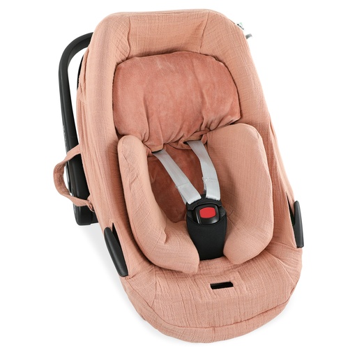 [450582] AUTOSTOEL HOES, Bliss coral, roze, uni, tetra, zomerhoes, vr groep 0+ Maxi-Cosi Pebble 360, 2022 (031), 2023-2024