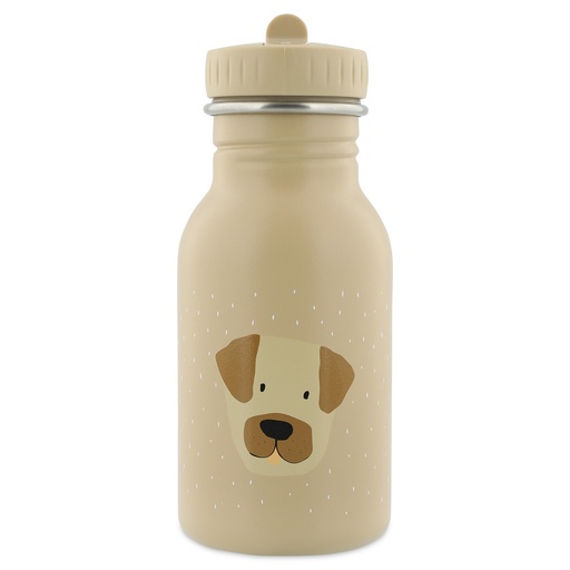 [462457] DRINKBEKER, 350 ml, Mr. Dog, bruin, uni/ print hond, RVS, deksel, drinktuit, Drinkfles, 1 stuk(s)