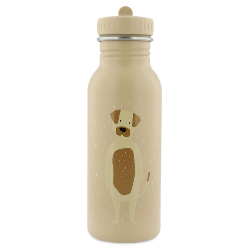 [462463] DRINKBEKER, 500 ml, Mr. Dog, bruin, uni/print hond, aluminium, deksel, drinktuit, Drinkfles, 1 stuk(s)