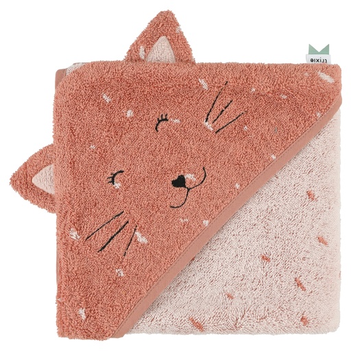 [463100] Trixie | Badcape Mrs. Cat Roze 75x75x0cm