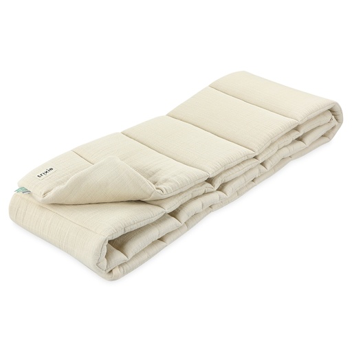 [475673] PARKBUMPER, Bliss beige, ecru, uni tetra - uni tetra, 25x340cm, bio katoen, voor park, (007), 2023-2024