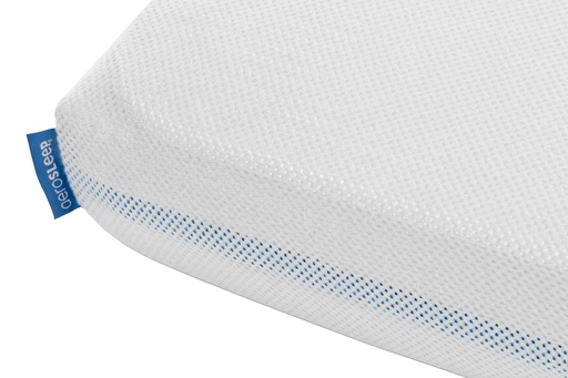 [13832] Aerosleep | Hoeslaken Fitted Sheet Sleep Safe white 60x120cm  