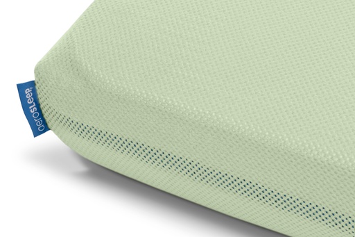 [447629] Aerosleep | Hoeslaken Fitted Sheet Premium Sleep Safe olive 60x120cm  