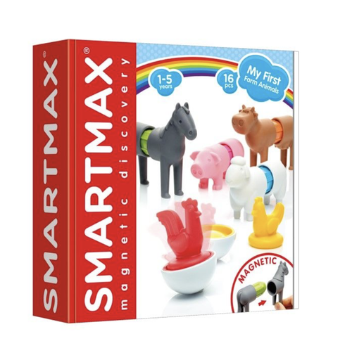 [480257] MAGNETISCH SPEELGOED, Farm Animals, Smartmax - My First, multikleur, uni, kunststof, +activities, vanaf 12 maanden